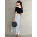 チュールレイヤードレースマーメイドスカート | dazzlin | 詳細画像41 