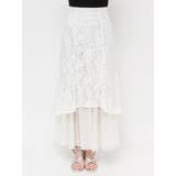 チュールレイヤードレースマーメイドスカート | dazzlin | 詳細画像42 