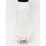 チュールレイヤードレースマーメイドスカート | dazzlin | 詳細画像44 