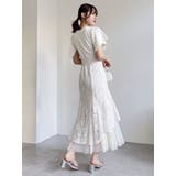 チュールレイヤードレースマーメイドスカート | dazzlin | 詳細画像5 