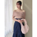 クロップドオフショルニットプルオーバー | dazzlin | 詳細画像24