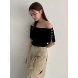 クロップドオフショルニットプルオーバー | dazzlin | 詳細画像42