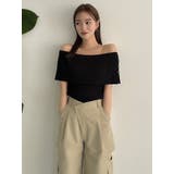 クロップドオフショルニットプルオーバー | dazzlin | 詳細画像43