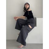 クロップドオフショルニットプルオーバー | dazzlin | 詳細画像45