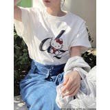 【ハローキティコラボ】50周年Tシャツ② | dazzlin | 詳細画像4
