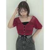 透かし編みニットカーデ | dazzlin | 詳細画像12