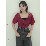 透かし編みニットカーデ | dazzlin | 詳細画像14