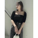 透かし編みニットカーデ | dazzlin | 詳細画像20