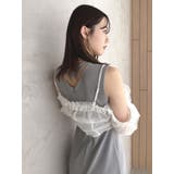コルセットチュールビスチェ付カットワンピース | dazzlin | 詳細画像29