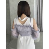 コルセットチュールビスチェ付カットワンピース | dazzlin | 詳細画像36