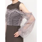 コルセットチュールビスチェ付カットワンピース | dazzlin | 詳細画像43