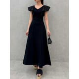 バックオープンフリルカットワンピース | dazzlin | 詳細画像1 