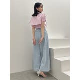 リボンスリーブショートシャツ | dazzlin | 詳細画像19