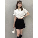 リボンスリーブショートシャツ | dazzlin | 詳細画像21