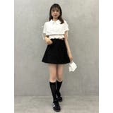 リボンスリーブショートシャツ | dazzlin | 詳細画像28