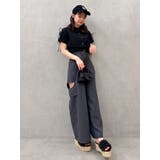 リボンスリーブショートシャツ | dazzlin | 詳細画像3