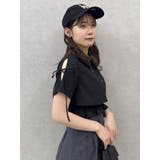 リボンスリーブショートシャツ | dazzlin | 詳細画像5