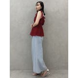 ショルダーリボンチュールペプラムビスチェ | dazzlin | 詳細画像16 