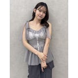 ショルダーリボンチュールペプラムビスチェ | dazzlin | 詳細画像19 