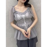 ショルダーリボンチュールペプラムビスチェ | dazzlin | 詳細画像26 