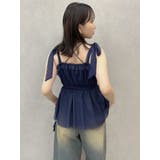 ショルダーリボンチュールペプラムビスチェ | dazzlin | 詳細画像28 