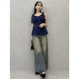 ショルダーリボンチュールペプラムビスチェ | dazzlin | 詳細画像29 