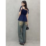 ショルダーリボンチュールペプラムビスチェ | dazzlin | 詳細画像31 