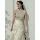 シアーチェックセミフレアースカート | dazzlin | 詳細画像24