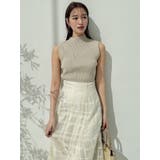 シアーチェックセミフレアースカート | dazzlin | 詳細画像25