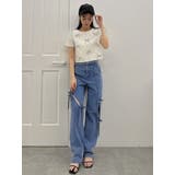 スリットリボンデニムパンツ | dazzlin | 詳細画像10 