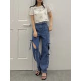 スリットリボンデニムパンツ | dazzlin | 詳細画像12 