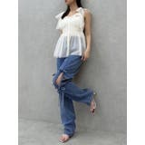 スリットリボンデニムパンツ | dazzlin | 詳細画像16 