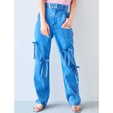 スリットリボンデニムパンツ | dazzlin | 詳細画像2 