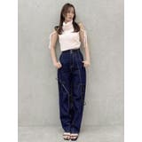 スリットリボンデニムパンツ | dazzlin | 詳細画像21 