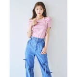 スリットリボンデニムパンツ | dazzlin | 詳細画像4 