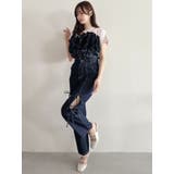 スリットリボンデニムパンツ | dazzlin | 詳細画像45 