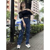 スリットリボンデニムパンツ | dazzlin | 詳細画像47 