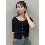 カーデタイトレイヤードトップス | dazzlin | 詳細画像2