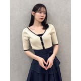 カーデタイトレイヤードトップス | dazzlin | 詳細画像26