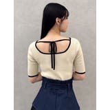 カーデタイトレイヤードトップス | dazzlin | 詳細画像27