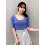 カーデタイトレイヤードトップス | dazzlin | 詳細画像32