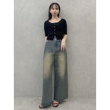 カーデタイトレイヤードトップス | dazzlin | 詳細画像6