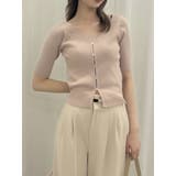 ピンク | カーデタイトレイヤードトップス | dazzlin