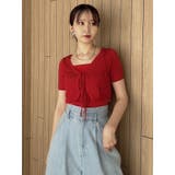 フロントリボンクロシェニットSET | dazzlin | 詳細画像2
