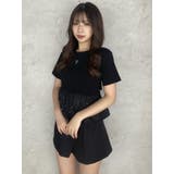 バックリボンビジューペプラムTシャツ | dazzlin | 詳細画像11