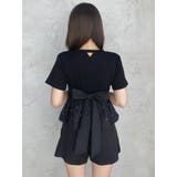 バックリボンビジューペプラムTシャツ | dazzlin | 詳細画像12
