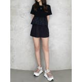 バックリボンビジューペプラムTシャツ | dazzlin | 詳細画像18