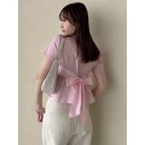 バックリボンビジューペプラムTシャツ | dazzlin | 詳細画像21