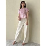 バックリボンビジューペプラムTシャツ | dazzlin | 詳細画像22