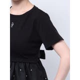 バックリボンビジューペプラムTシャツ | dazzlin | 詳細画像31